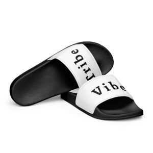 Comfortable Vibe Tribe Slides in black or white